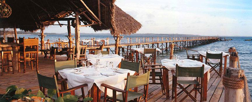 fundu lagoon resort zanzibar deck dining