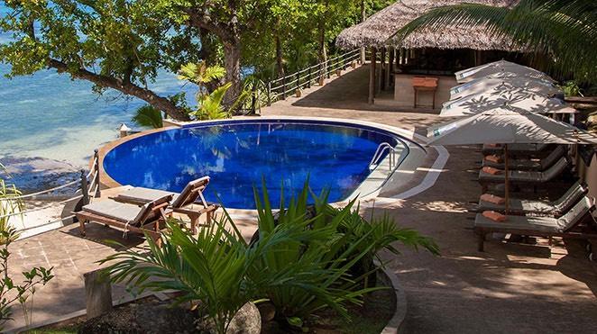 hotel l archipel pool and views