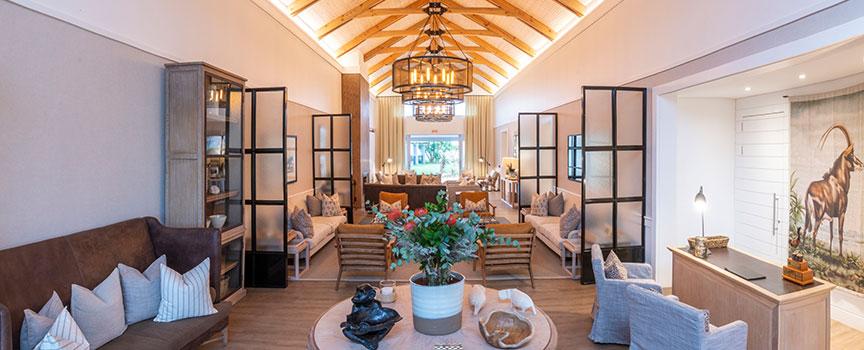 shamwari game reserve lounge area