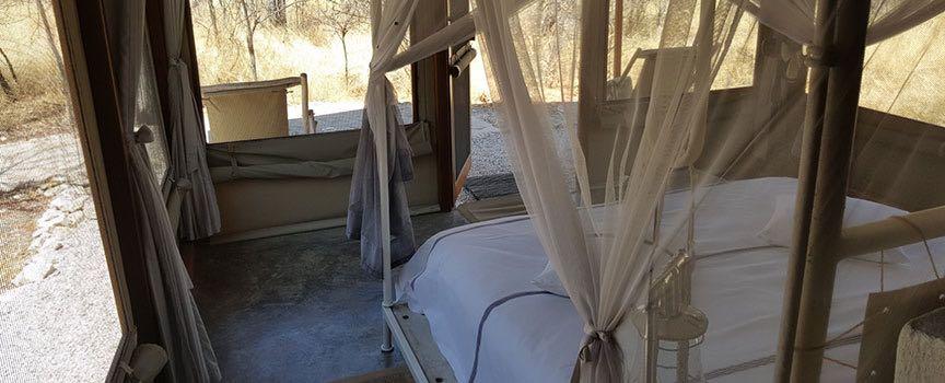 the mushara collection bush camp bedroom