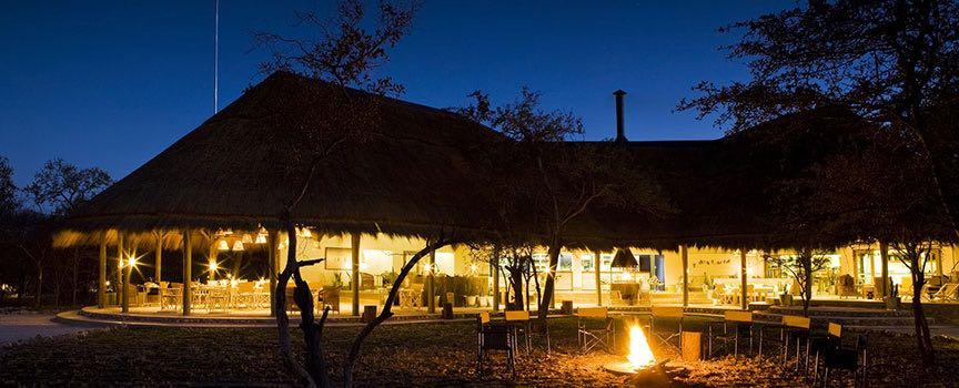 the mushara collection namibia bush camp exterior night