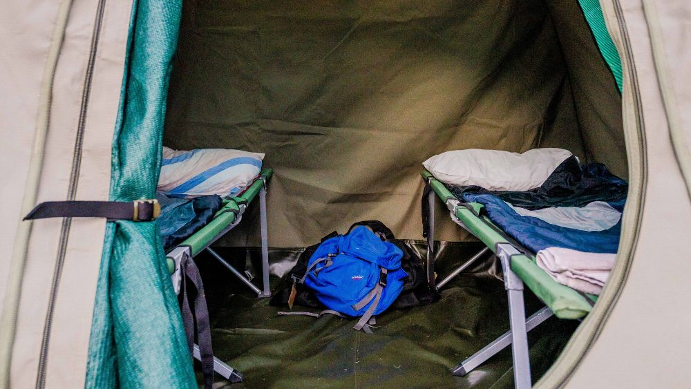 drifters camping tours/camping tour tent interior