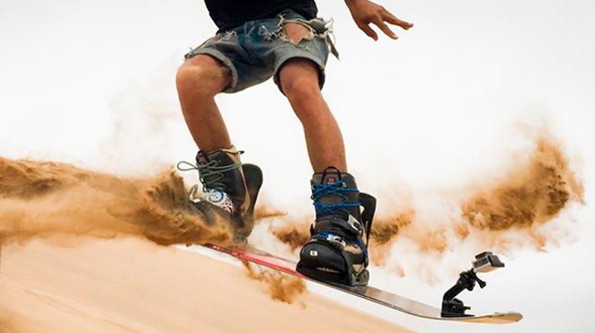 surfing the dunes of swakopmund